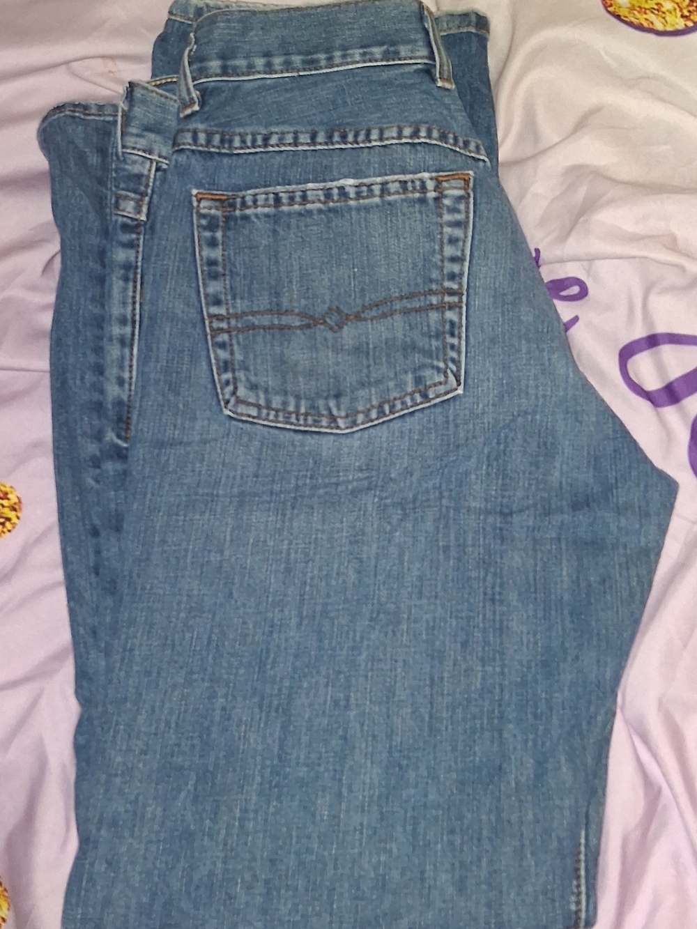 Lucky Brand Easy Rider Dungarees Denim Jeans - Blue - Picture 2 of 6